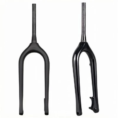 Horquilla de bicicleta gorda de fibra de carbono